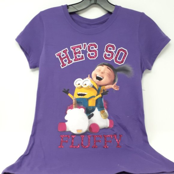 Despicable Me Minions Agnes He's So Fluffy Tee - Picture 1 of 4